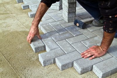 Brick Patio Installation