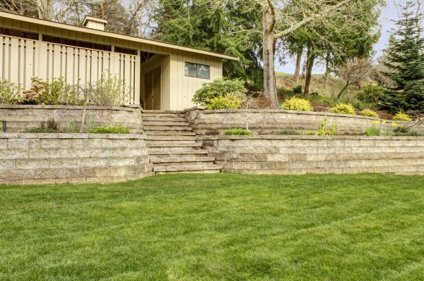 Retaining Wall Construction in Champaign