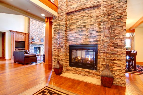 Stone Hearth Installation in Champaign