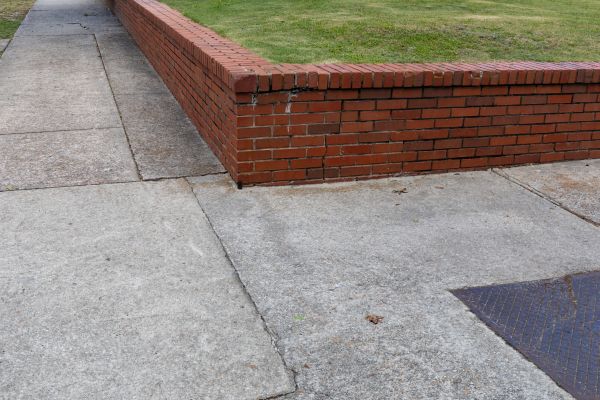 Brick Retaining Wall Repair in Champaign